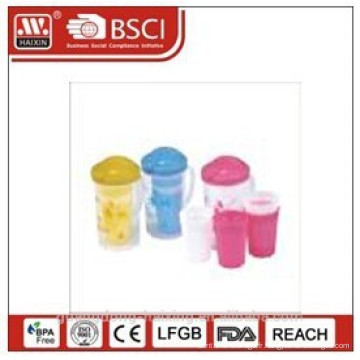 Bouilloire en plastique populaire 1,1 L avec 4 pcs